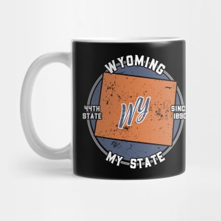 Wyoming My State Patriot State Tourist Gift Mug